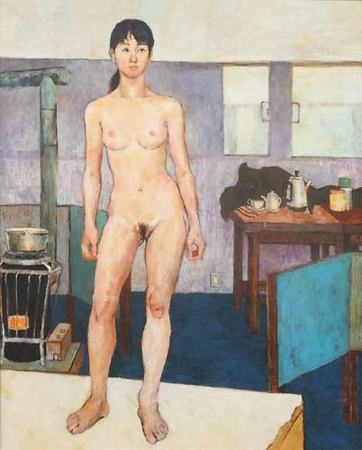 アトリエの裸婦 — 平賀草城