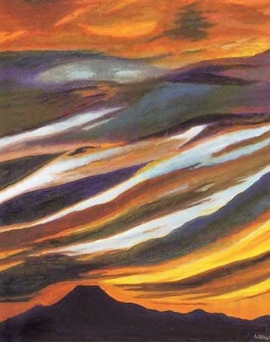 夕焼け空 — 小川明