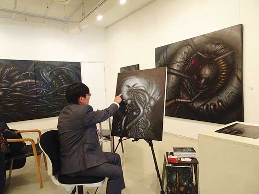 会場デモンストレーション — 長谷川光一