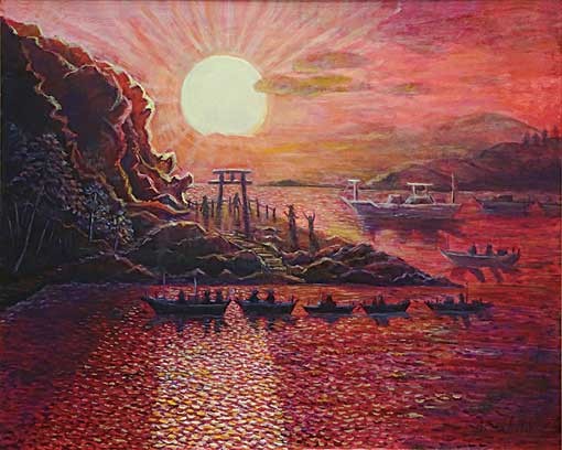 朝陽の祈り — 末廣章